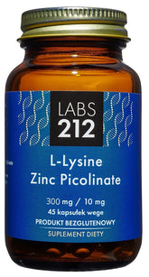 L - Lysin Zinkpicolinat Lysin og sink 45 kapsler LABS212